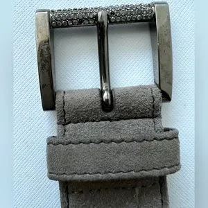 Prada | Accessories | Prada Light Brown Suede Belt With